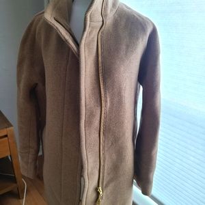 J Crew Size 10 Stadium Cloth Coat